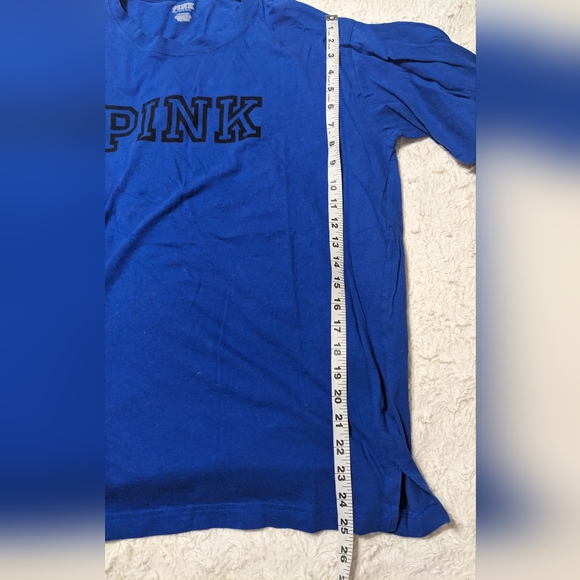 PINK Victoria's Secret Y2K Logo Hoodie and Long Sleeved Tee Bundle sz L - Picture 12 of 16